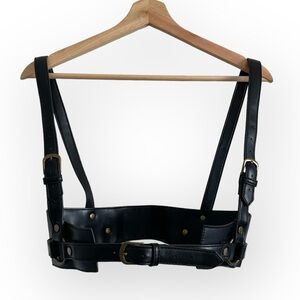Maeve Western Brass Harness Size S/M